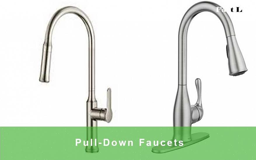 Dobbelhåndtakskraner kan nesten ikke skelnes fra en kompresjonsvaskerkran