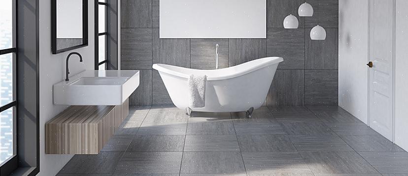 Hvordan du fliser et baderomsvindu på riktig måte