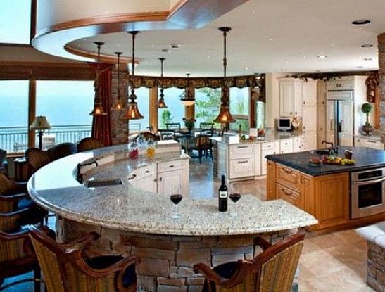 Stikker litt utover for å få plass til to spisesteder