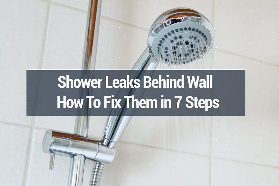 Hvis reinstallering eller utskifting av armen ikke stopper dusjlekkasjen din