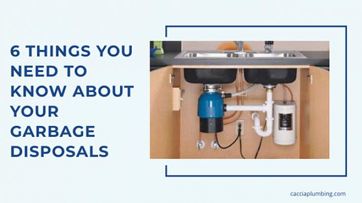 Søppelhåndteringen er montert på undersiden av en vask