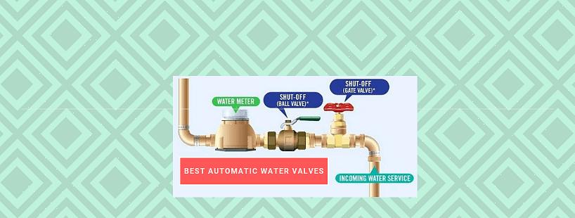 Kan du bruke avstengningsventiler til huset eller husets hovedstengeventil for å stoppe vannstrømmen