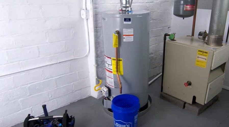 Vri gasskontrollknappen til PILOT-innstillingen