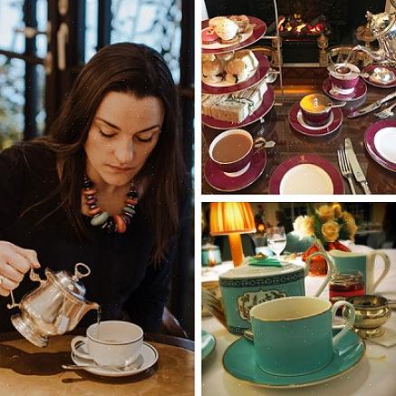 Hvis du er gjest på et teselskap som noen andre arrangerer