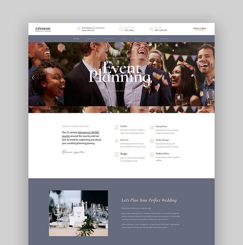 Topplisten vår over bryllupsplanleggingssider er Wedding Wire