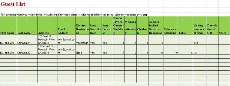 Det er aldri for tidlig i bryllupsplanleggingsprosessen å begynne å snakke om gjestelisten din