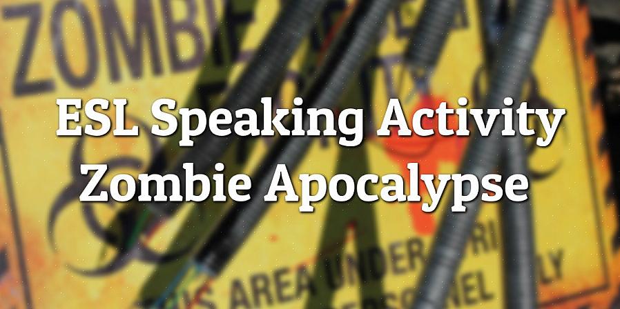 Hvert par zombier må kaste en ballong frem