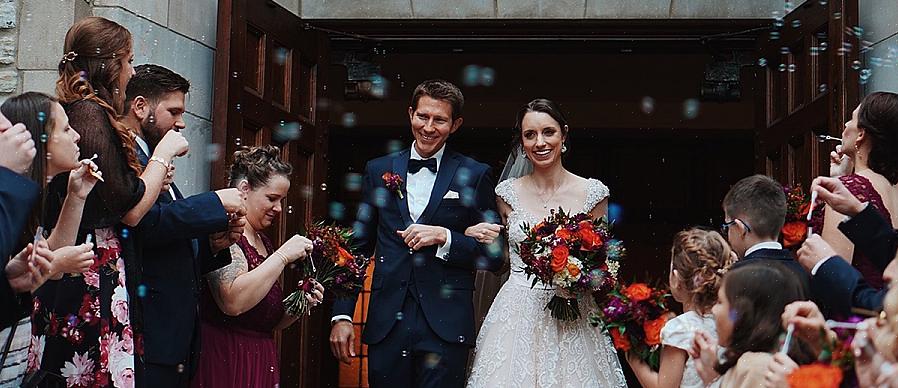 Resesjonen er når bryllupsfesten kommer ut av seremonirommet ned midtgangen ved avslutningen