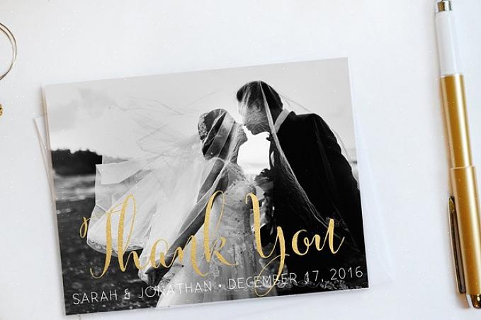 En merket "Tusen takk."