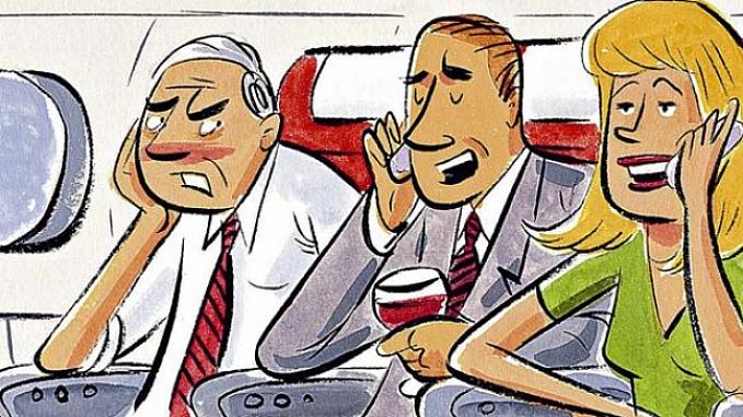 Den lille plassen i flyet sørger praktisk talt for at bakteriene dine vil spre seg