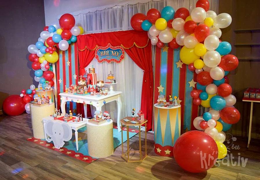 Ikke bare lager de en flott utstilling for sirkusfestbordet ditt