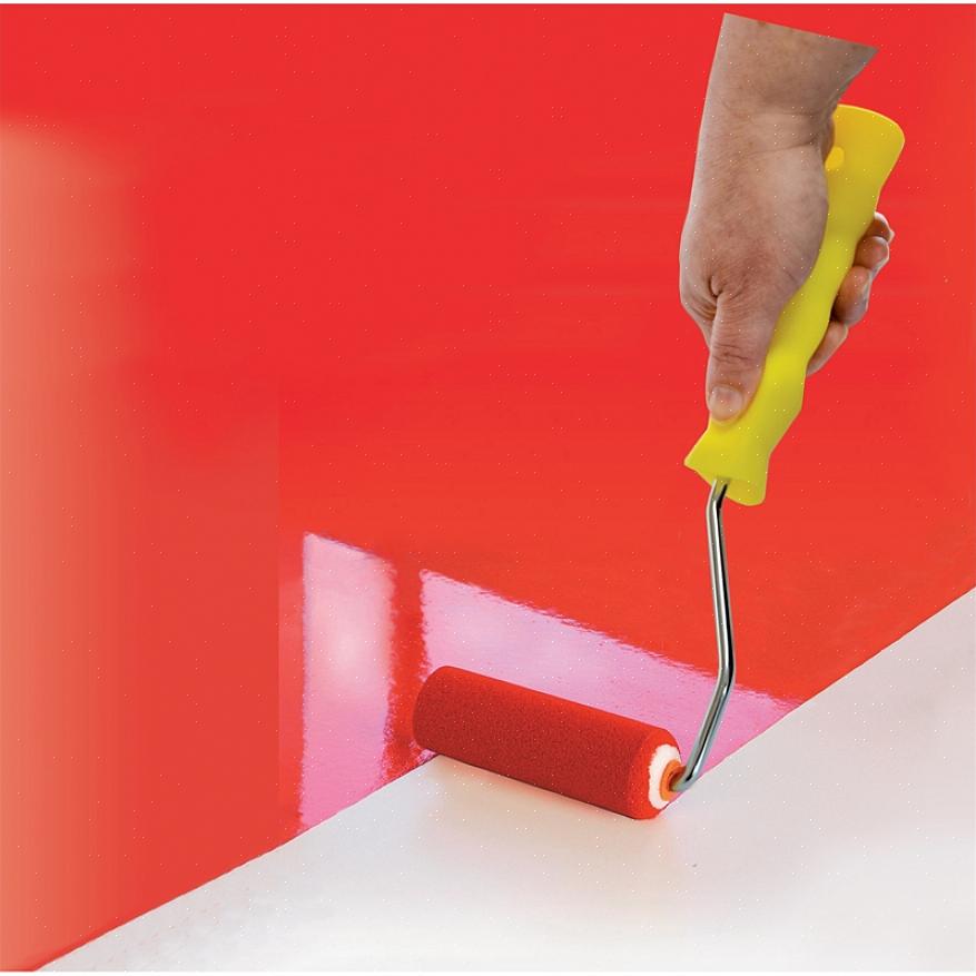 Og trykk deretter rullen ut flere ganger på skuffeskjermen for å utjevne malingen på hele lokket