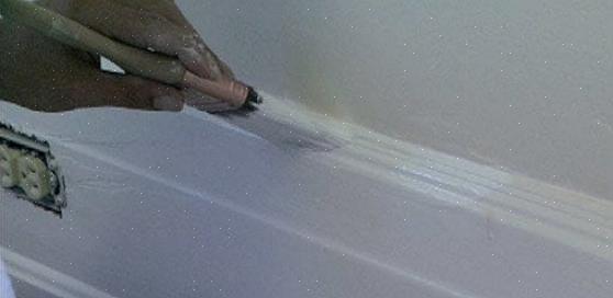 Bør du alltid male baseboards før installasjon