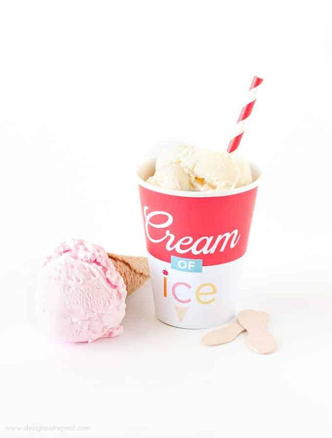 DIY iskrem festhatter