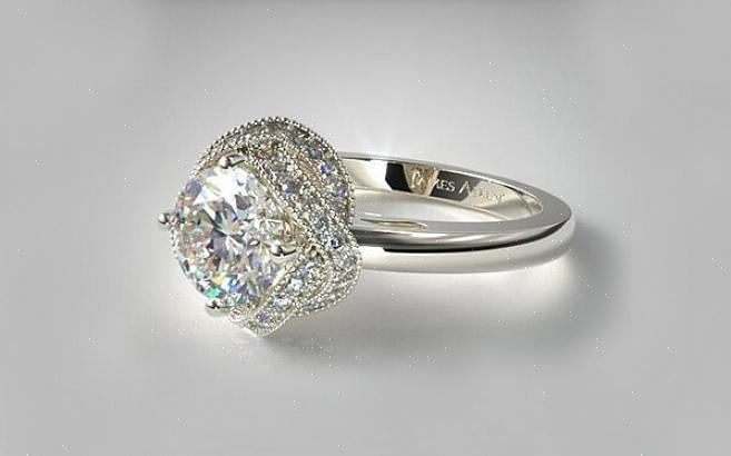 Art deco antikke forlovelsesringer reflekterer tiden med et strømlinjeformet geometrisk utseende