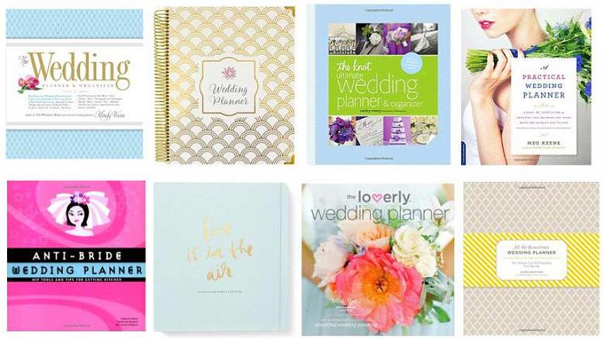 Kjøp et organisatorisk bindemiddel for bryllupsplanleggingsprosessen din