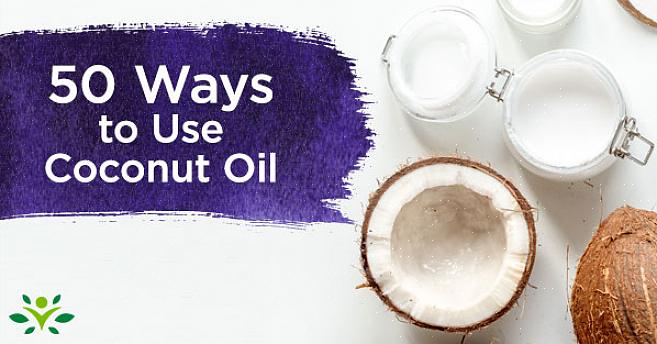 Kokosolje gir en flott naturlig bærerolje for hjemmelagde lys