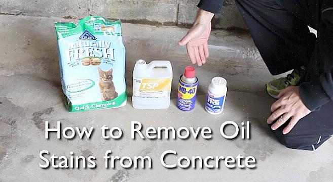 Inkludert fjerning av oljeflekker