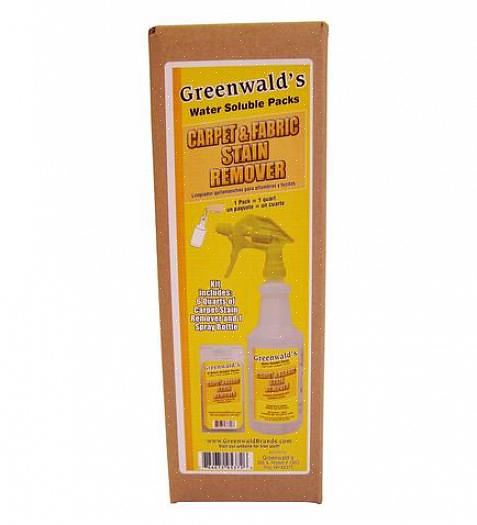 Solkrem sølt på teppe eller møbeltrekk kan vanligvis fjernes med enkle rengjøringsløsninger