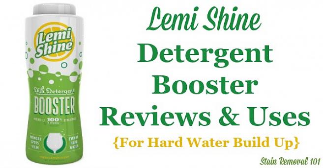 Lemi Shine maskinrens bruker naturlige ingredienser til å gjøre en fantastisk jobb med å fjerne