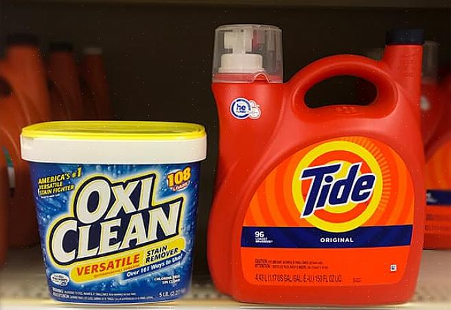 Jeg ga Arm and Hammer Plus OxiClean flytende vaskemiddel flere tester med vårt normale hjemmetøy i kaldt