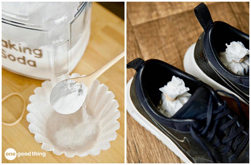 Bruk av natron for å fjerne skodukt reduserer sjansen for en sensitiv hudreaksjon som kan oppstå med andre