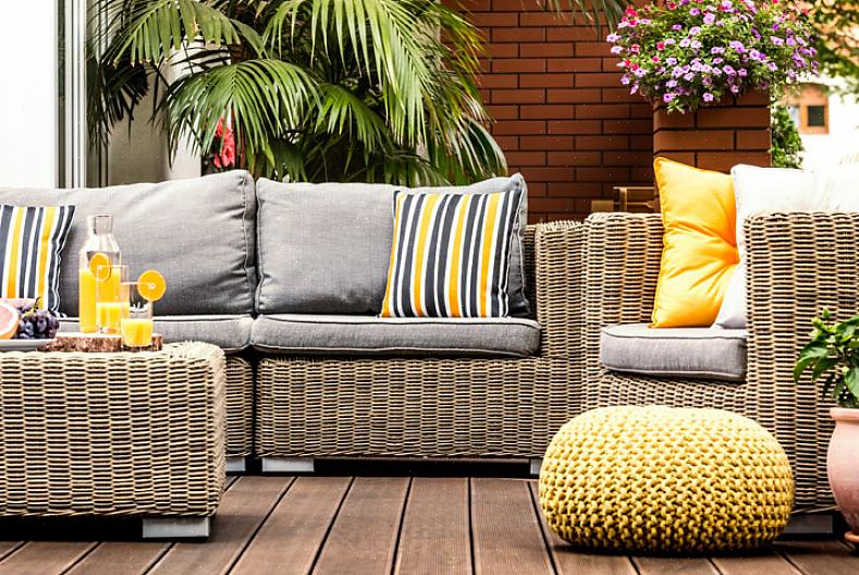 Harpiks kurvemøbler er å holde det rent