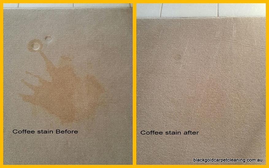 Svamp denne løsningen på teppet