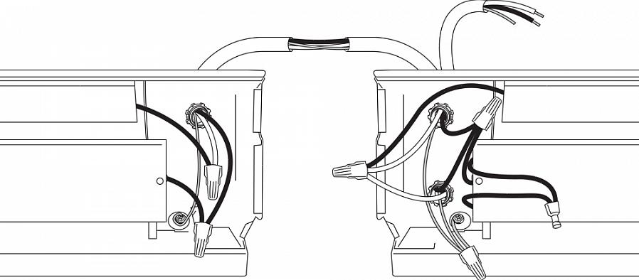 Med 240 volt kretser kobles vanligvis hver av varmekretsledningene til en av varmeledningene