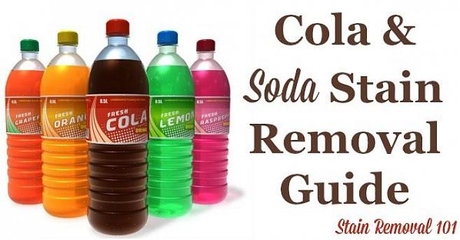 Må du fjerne så mye av drikkeflekken som mulig med et hvitt papirhåndkle