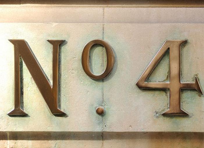 Mange har hørt at feng shui ser på nummer fire som uheldig eller uflaks