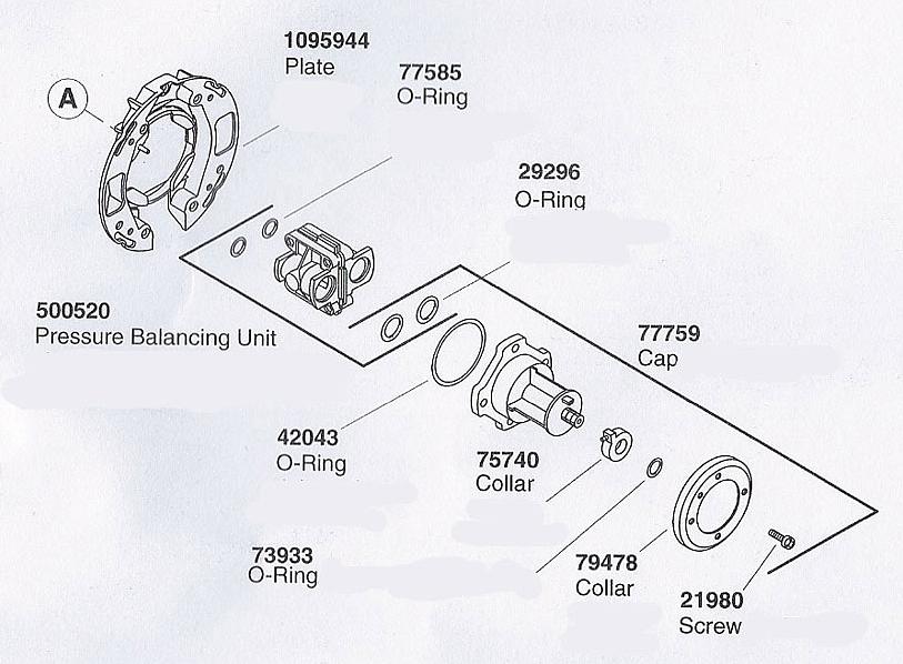 Oversikt Som med alle kranmerker inneholder en Moen-dusjventil arbeidsdeler som kan gå dårlig over tid