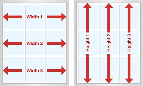 For en "innvendig monteringsgardin" må du avgjøre om det er nok plass til å installere en persienn