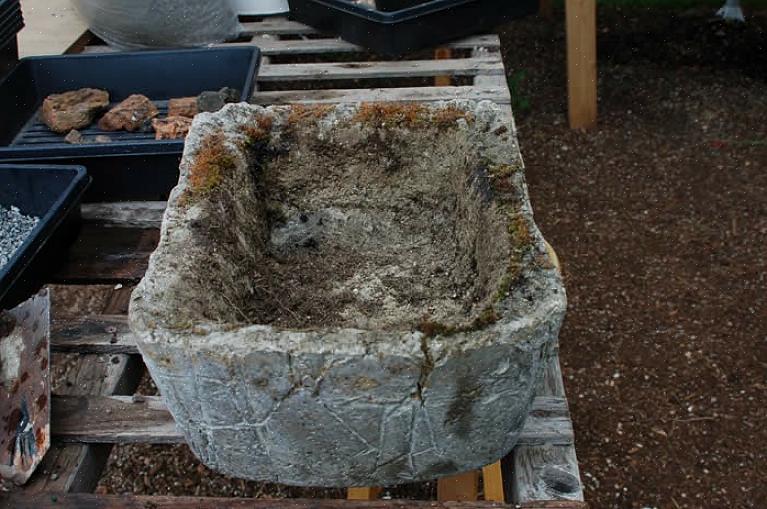 En av de enkleste bruksområdene for hypertufa