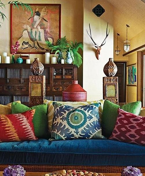 Elementene i en uformell dekorasjonsstil