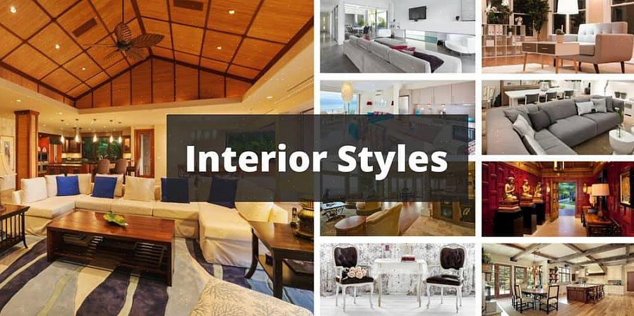 Gir mørke tremøbler som er preget av aksenter av kurv