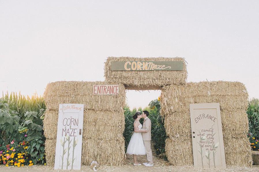 Et rustikt barnebryllup er perfekt for livlig musikk - et live bluegrass eller countryband får gjestene
