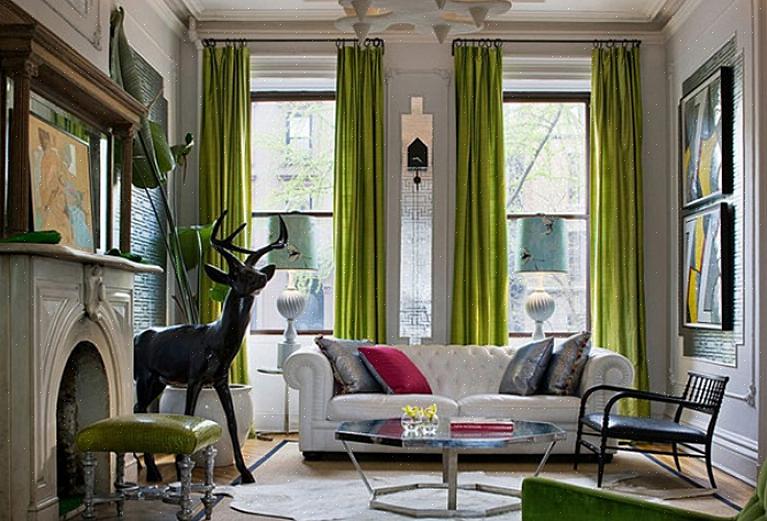 Bruk chartreuse som aksent hvis du vil ha en lys farge