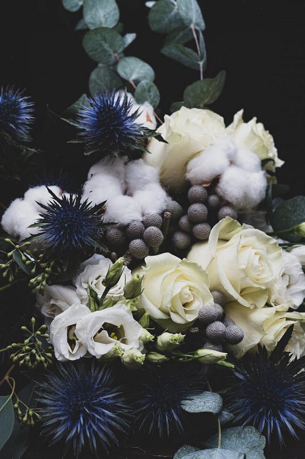 Kumquat og grønne vinter bryllup bukett