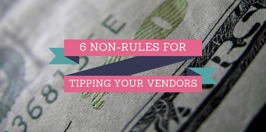 Bryllupsplanleggere forventer vanligvis ikke et tips