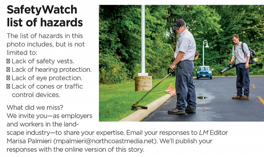 Skaden en strengtrimmer kan påføre er alvorlig enten fra flygende bergarter