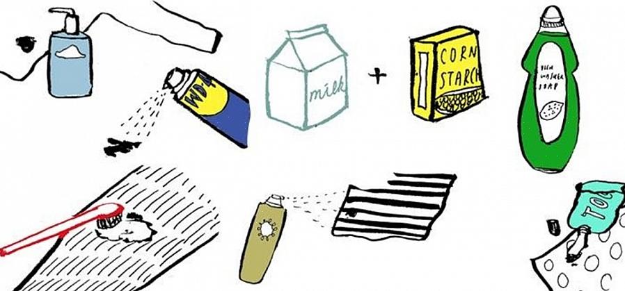 Hvordan fjerne blekkflekker fra lær og stoff