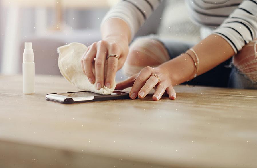 Følg disse retningslinjene for å forhindre spredning av bakterier via mobiltelefonen din