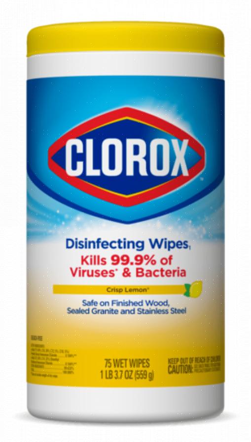 Ta deg tid til å lese etiketten på desinfiserende servietter