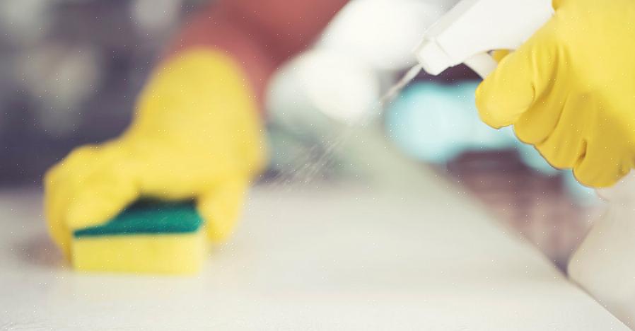 Å bruke en serviett til å rengjøre et helt kjøkken eller baderomsbenk vil ikke beskytte familien din