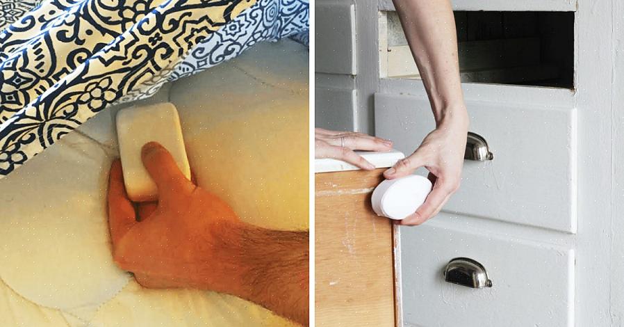 Gjør det lettere ved å belegge trådene på skruen med litt stangsåpe