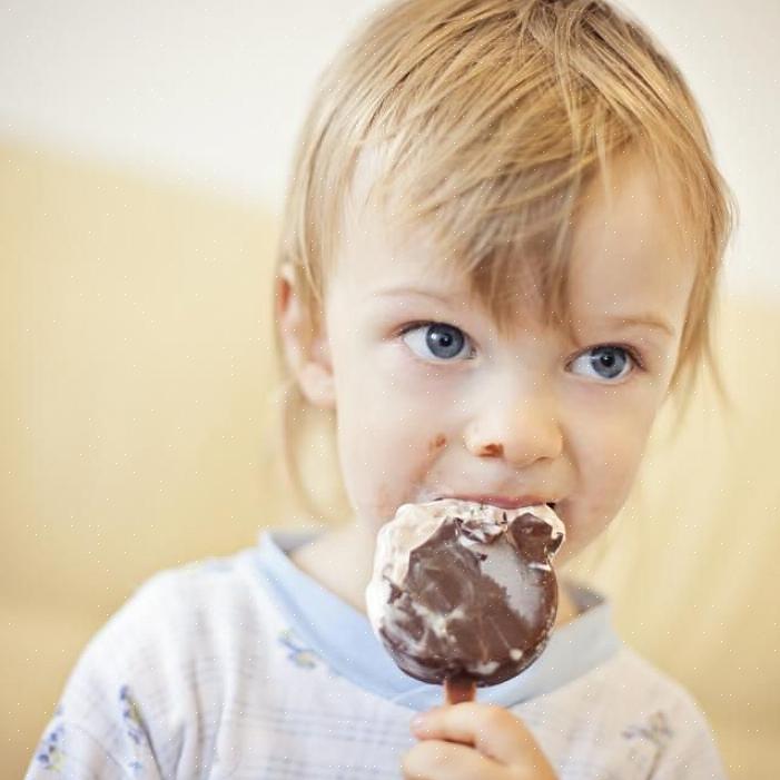 Fjern iskremflekker fra klærne