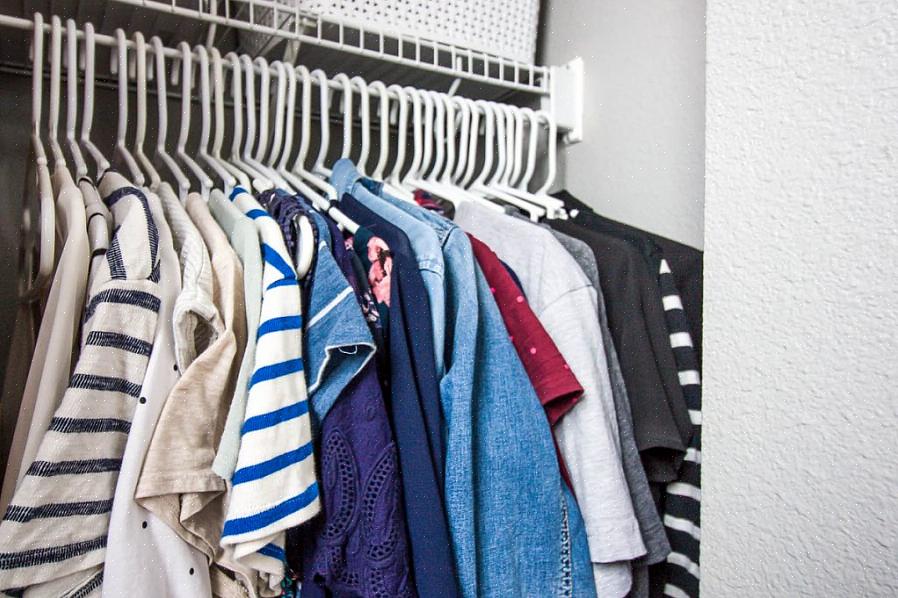 Eller månedlig hvis du bor i en leilighet med begrenset skapplass