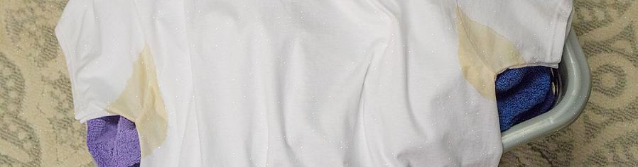 Er det to metoder for å fjerne gule flekker