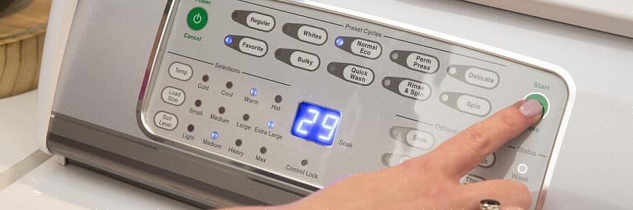 Måle vanntemperaturen til innstillingene for kaldt